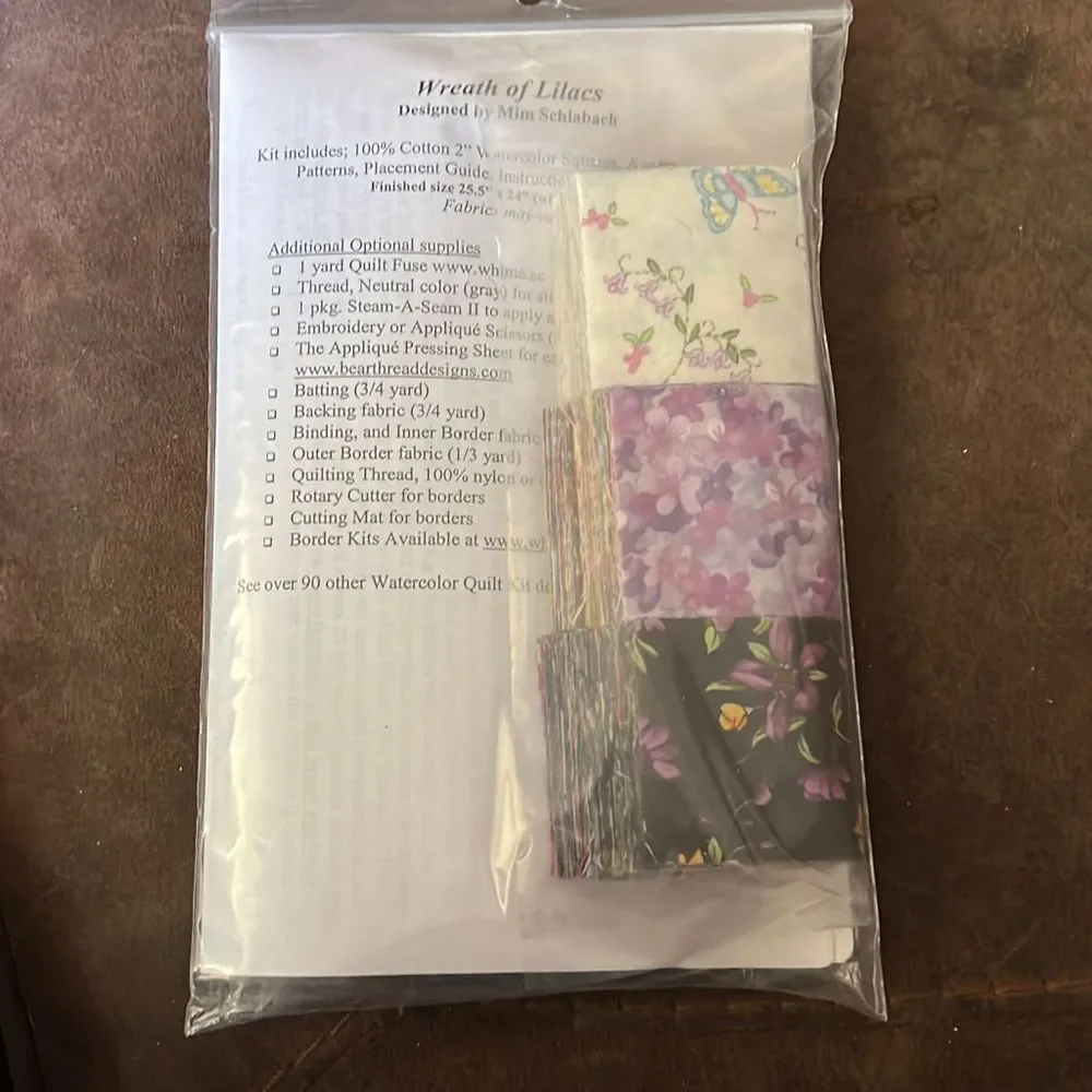 Watercolor Quilt Kit By Whims‎ 